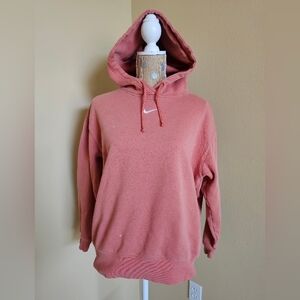 Nike Center Swoosh Orange Pullover Hoodie Phoenix XS